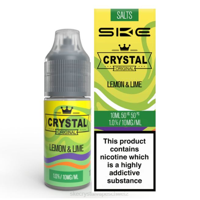 Kristallnickelsalz – 10 ml - SKE flavours Z8LR116 Zitrone und Limette SKE