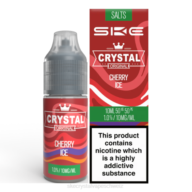 Kristallnickelsalz – 10 ml - SKE vape Geneva Z8LR114 Kirscheis SKE