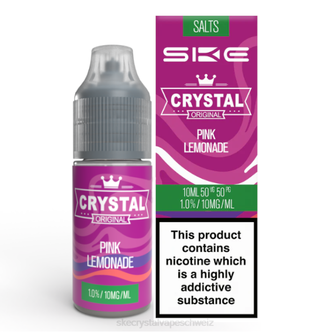 Kristallnickelsalz – 10 ml - SKE vape flavours Z8LR117 pinke Limonade SKE