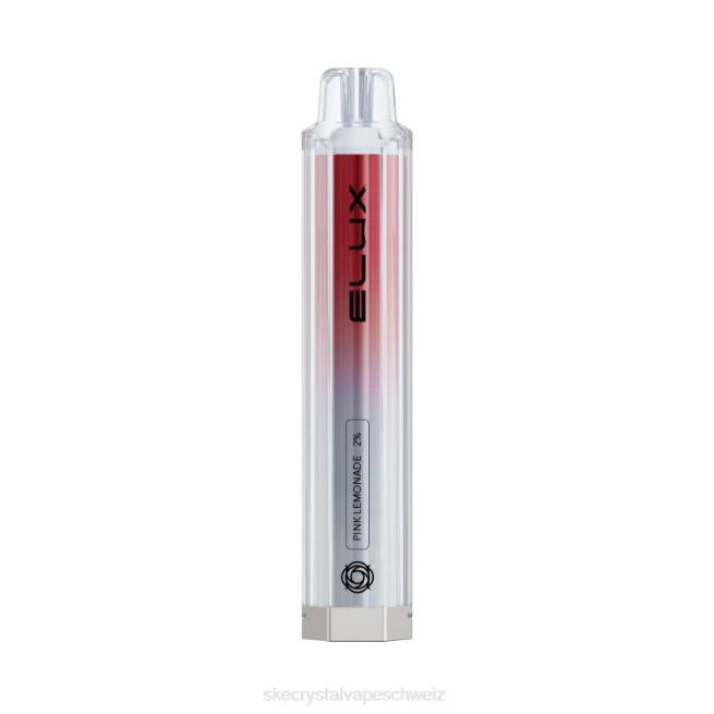 Elux Cube 600 - SKE crystal vape Schweiz Z8LR38 pinke Limonade SKE