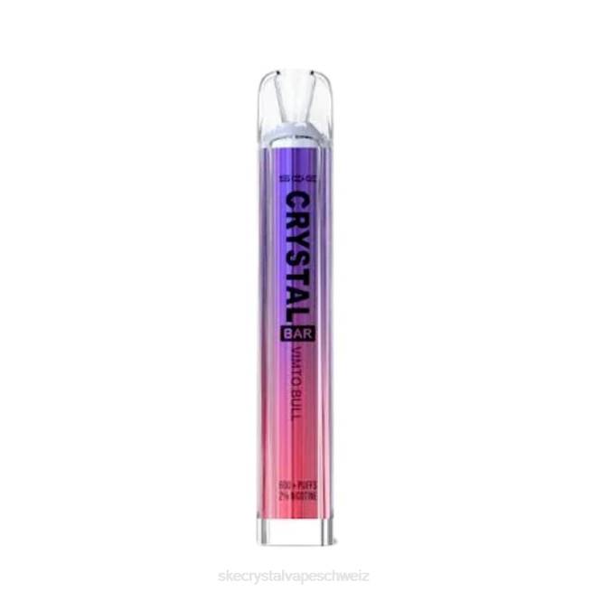 Crystal Bar Einweg-Vaporizer - SKE flavours Z8LR46 Vimto Bulleneis SKE