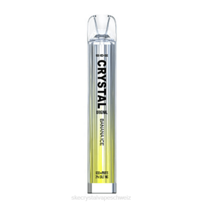 Crystal Bar Einweg-Vaporizer - SKE vape Schweiz Z8LR62 Bananeneis SKE