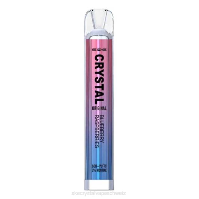 Crystal Bar Einweg-Vaporizer - SKE vape Z8LR40 Blaubeer-Himbeer-Eis SKE